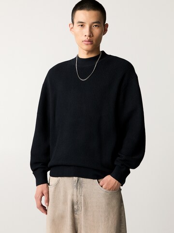 Pull&Bear Trui in Zwart: voorkant