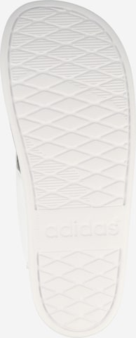 ADIDAS SPORTSWEAR T-Bar Sandals 'Adilette Comfort' in White