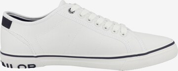 TOM TAILOR - Zapatillas deportivas bajas en blanco