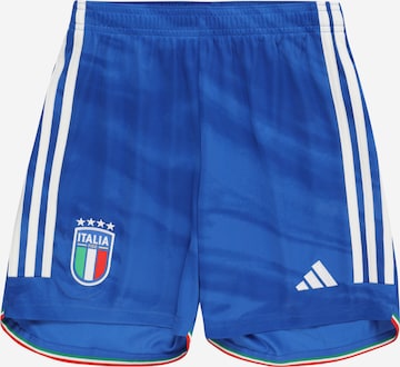 ADIDAS PERFORMANCE Sportbroek 'Italien 23' in Blauw: voorkant