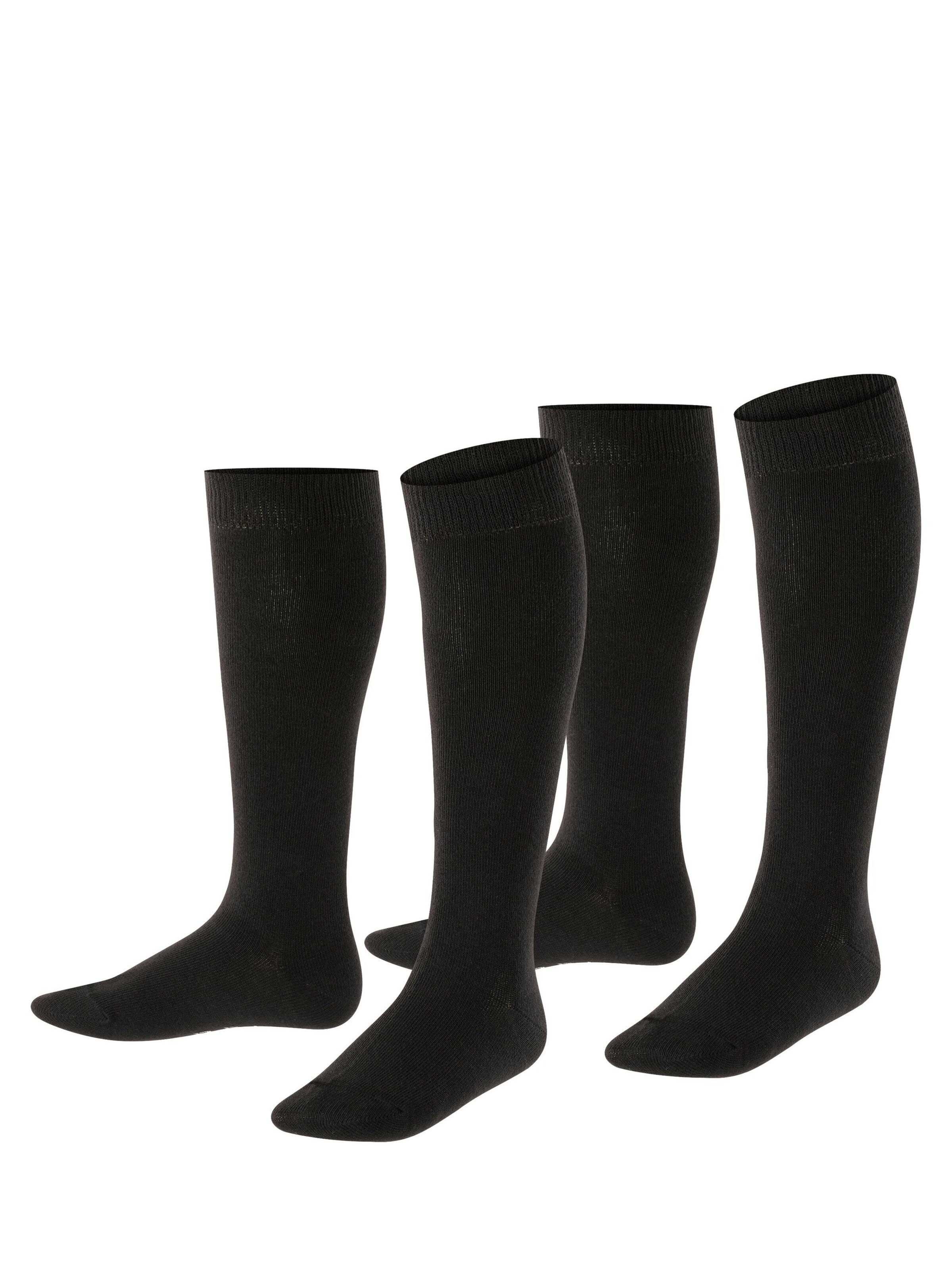 ESPRIT Socken 'Foot Logo 2-Pack'‌ in Schwarz: Vorderseite