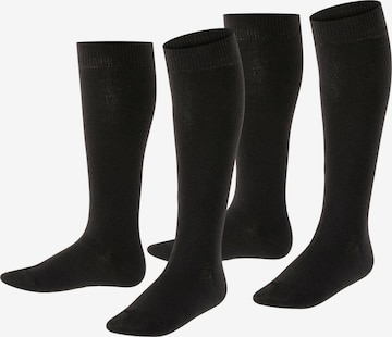 ESPRIT Socken 'Foot Logo 2-Pack' in Schwarz: Vorderseite