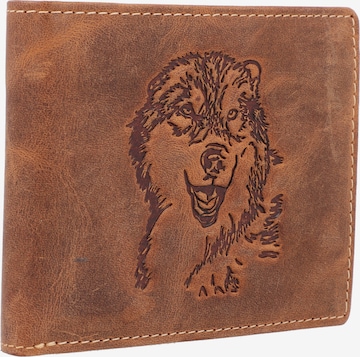 GREENBURRY Wallet in Brown: front