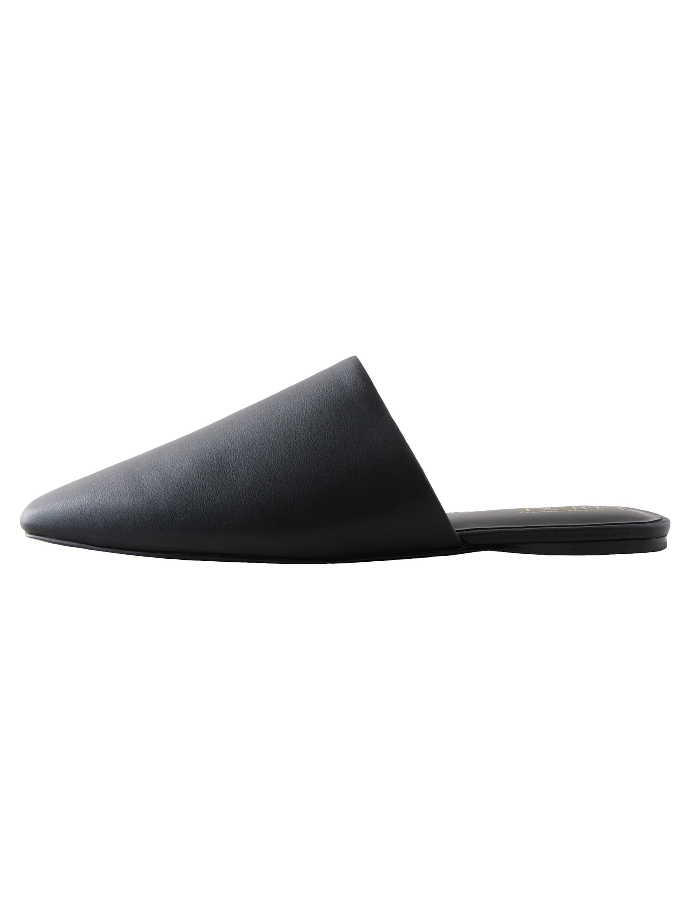Next Slipper in Black: front