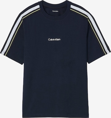 T-Shirt Calvin Klein Sport en bleu : devant