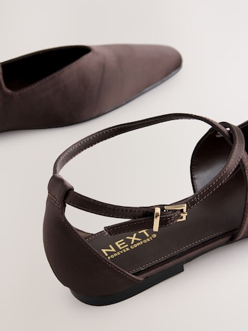 Next Rihmaga baleriina 'Forever Comfort®', värv pruun
