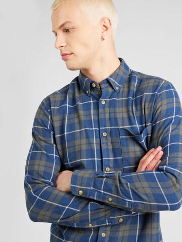 Only & Sons Slim fit Button Up Shirt 'ONSRal' in Blue