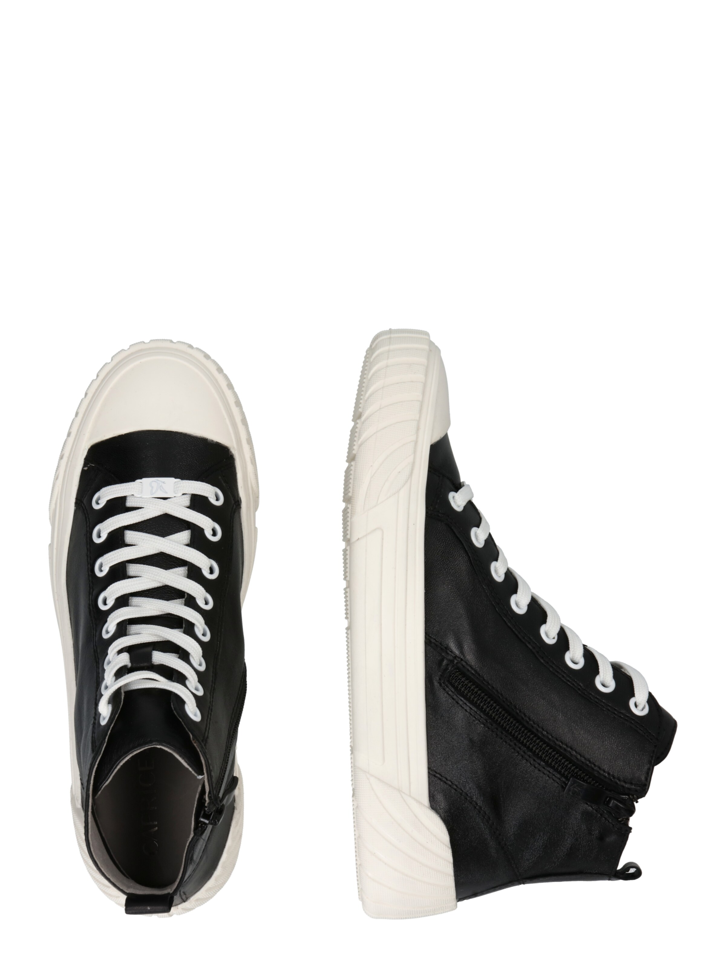 Sneaker alta di CAPRICE in nero