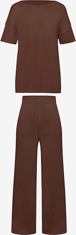 Haine de casă de la Imily Bela pe maro: față