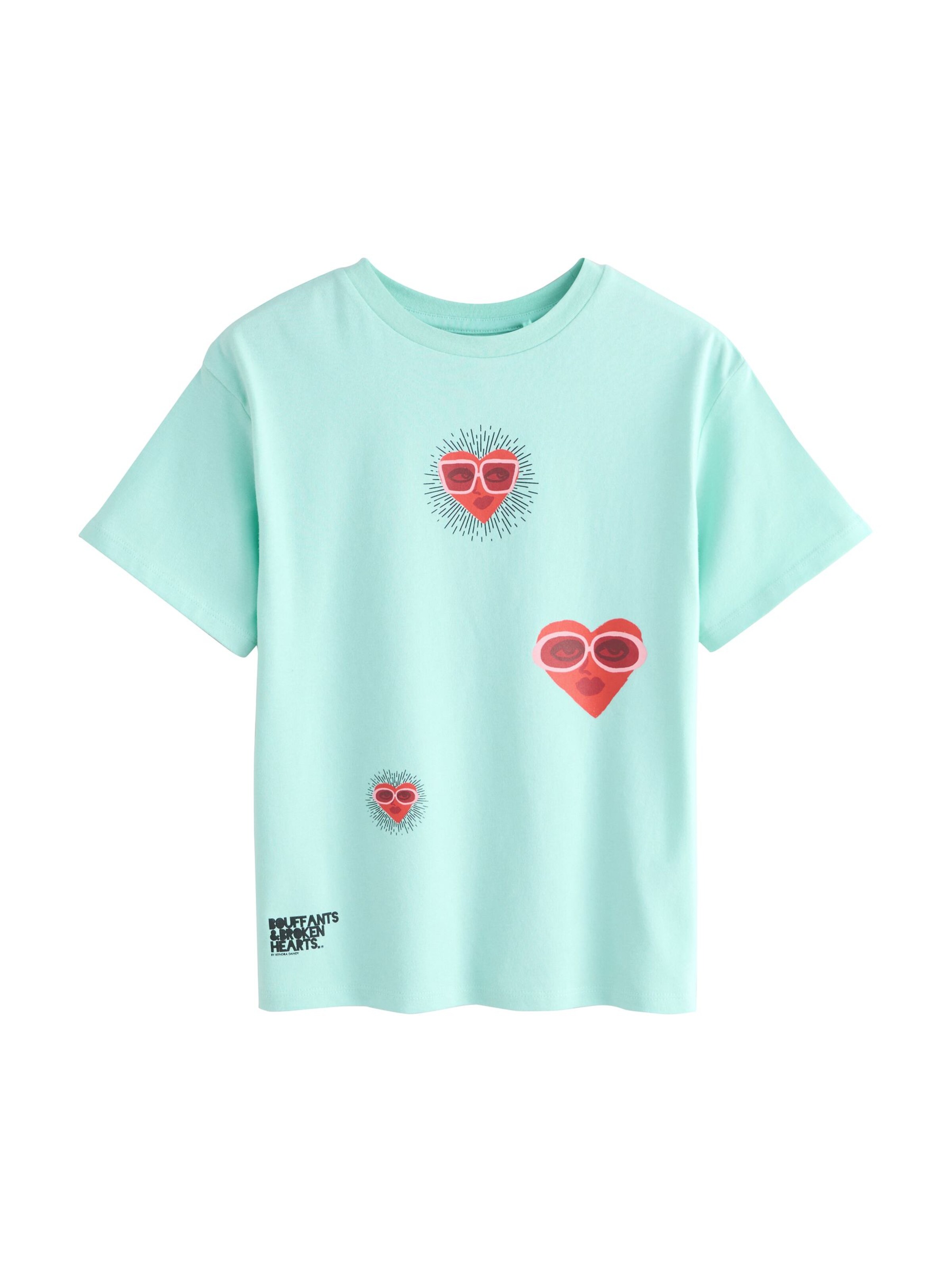 Next Tričko - svetlomodrá / ružová / červená / čierna, Produkt