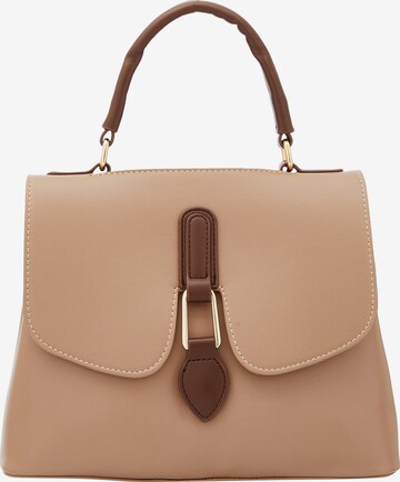 Usha Handtas in Beige: voorkant