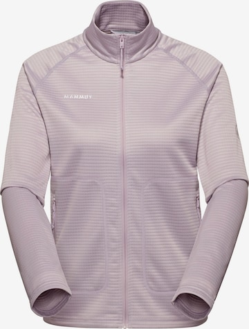MAMMUT Funktionsfleecejacke in Lila: Vorderseite