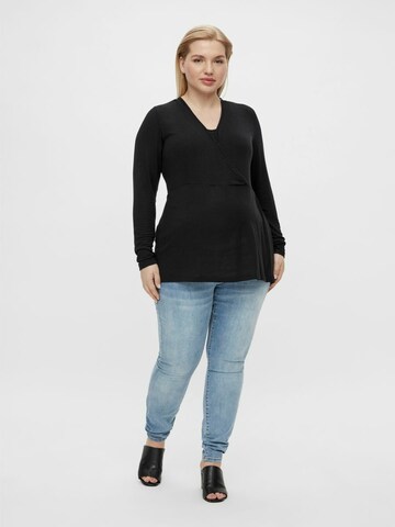 Mamalicious Curve Shirt in Black