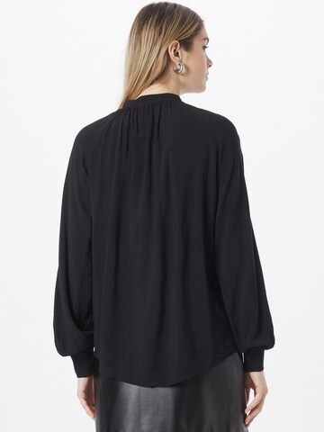 QS Bluse in Schwarz