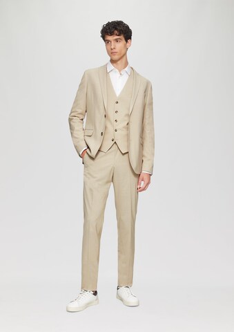 Gilet de costume ' S.OPURE ' s.Oliver BLACK LABEL en beige