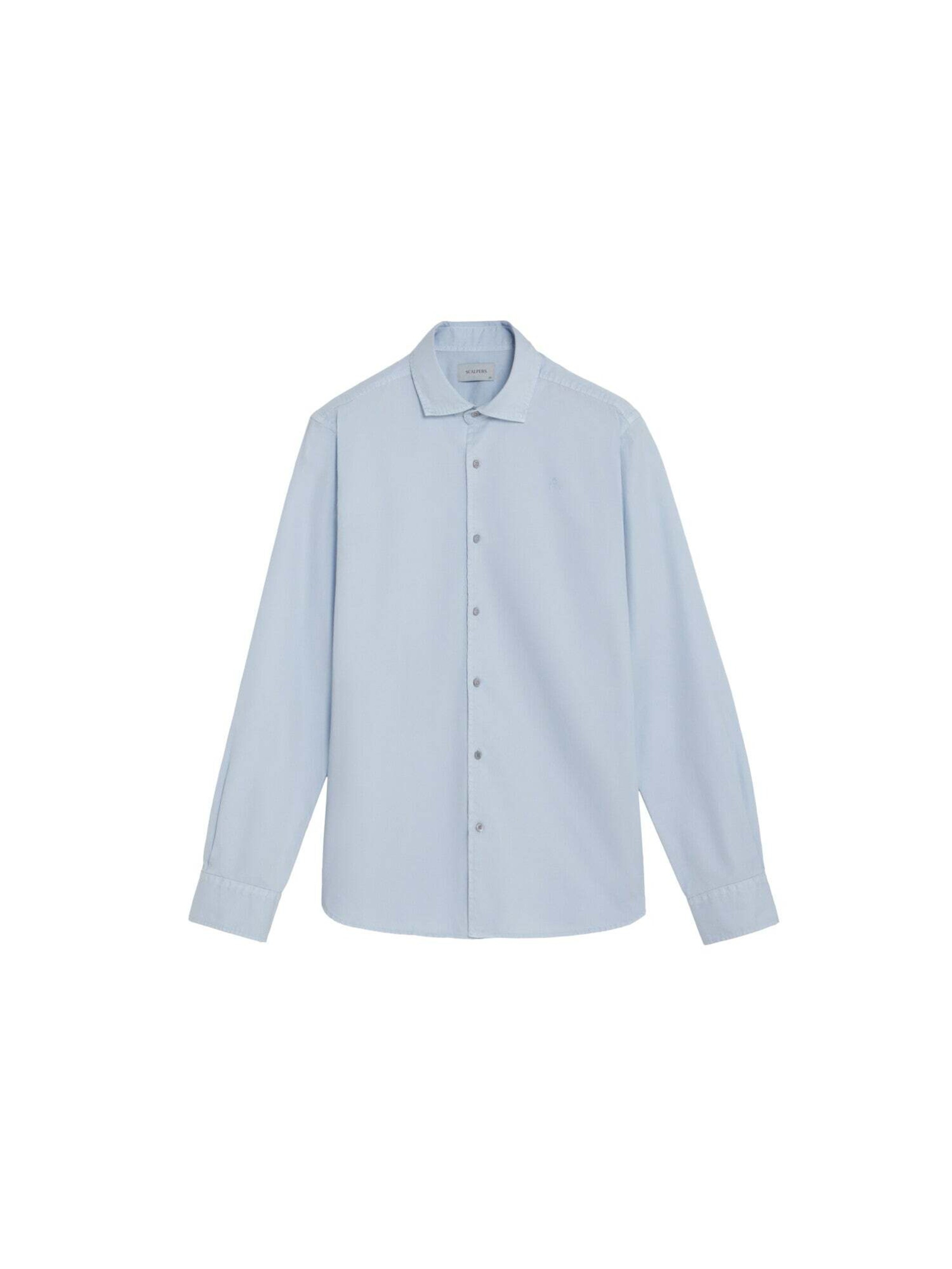 Scalpers Regular fit Button Up Shirt in Blue: front