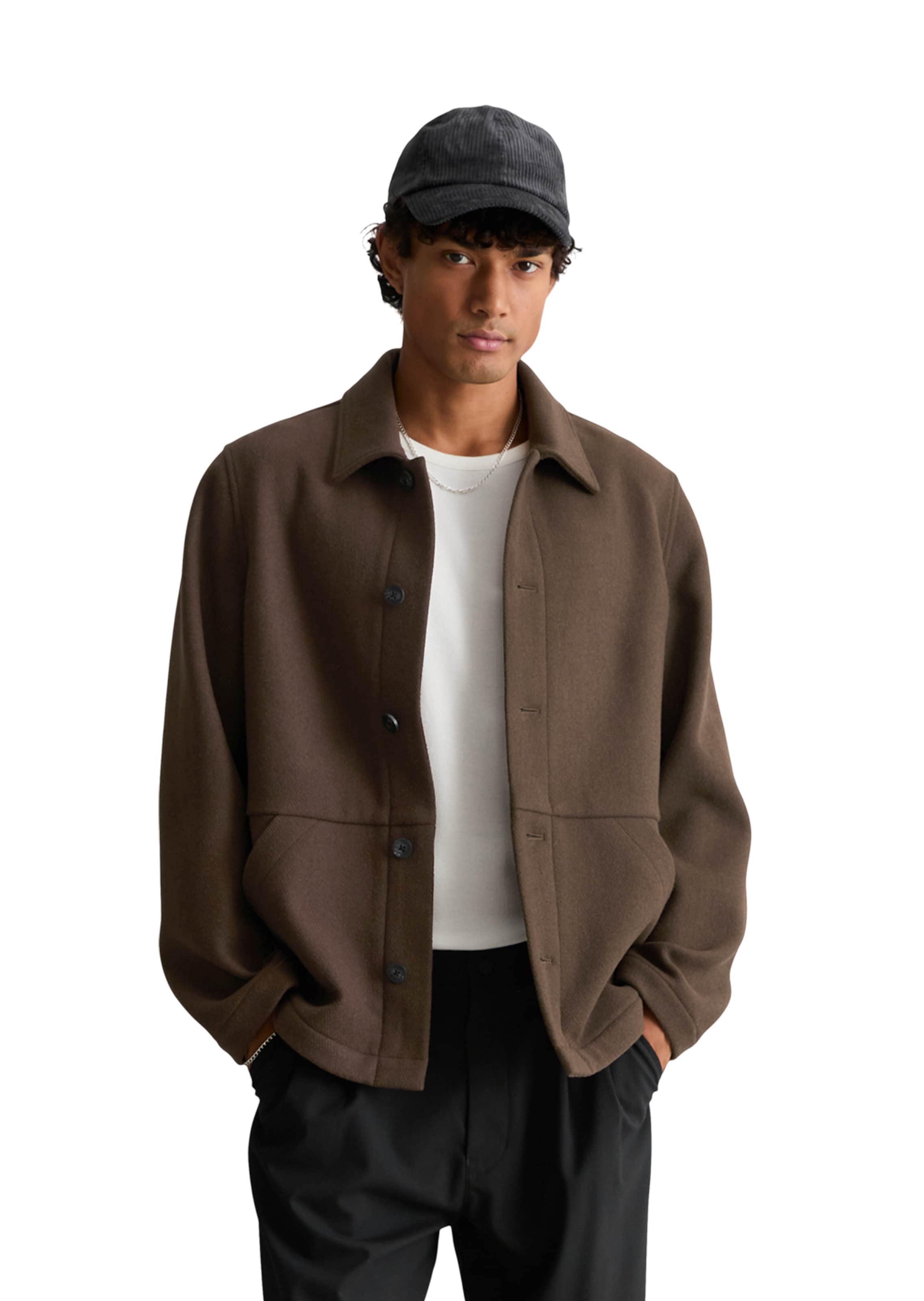 Marc O'Polo DENIM Between-season jacket in Brown: front
