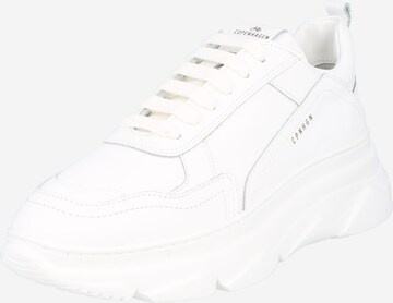 Sneaker bassa di Copenhagen in bianco: frontale