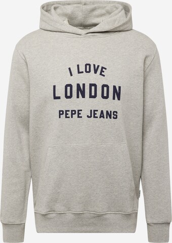 Pepe Jeans Sweatshirt in Grijs: voorkant