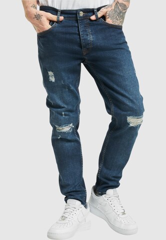 2Y Premium Slimfit Jeans in Blau: Vorderseite
