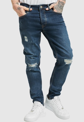 2Y Premium Regular Jeans in Blue: front