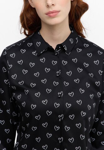 ETERNA Blouse in Zwart