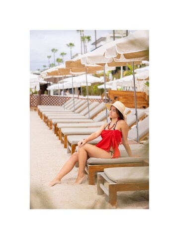 alberto cabale Skirt 'FRINGES' in Red