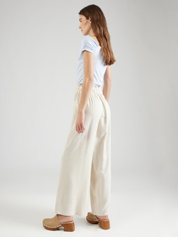 A-VIEW Wide leg Trousers 'Lerke' in Beige