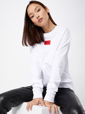 Sweat-shirt 'Nakira' HUGO en blanc