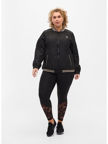 Active by Zizzi Outdoorjacke 'Hope' in Schwarz