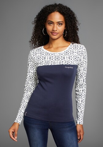 KangaROOS Shirt in Blue: front