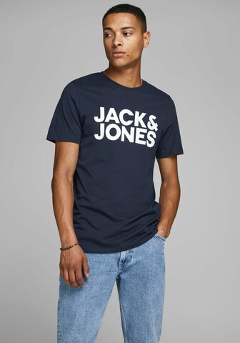 JACK & JONES - Camiseta en azul: frente