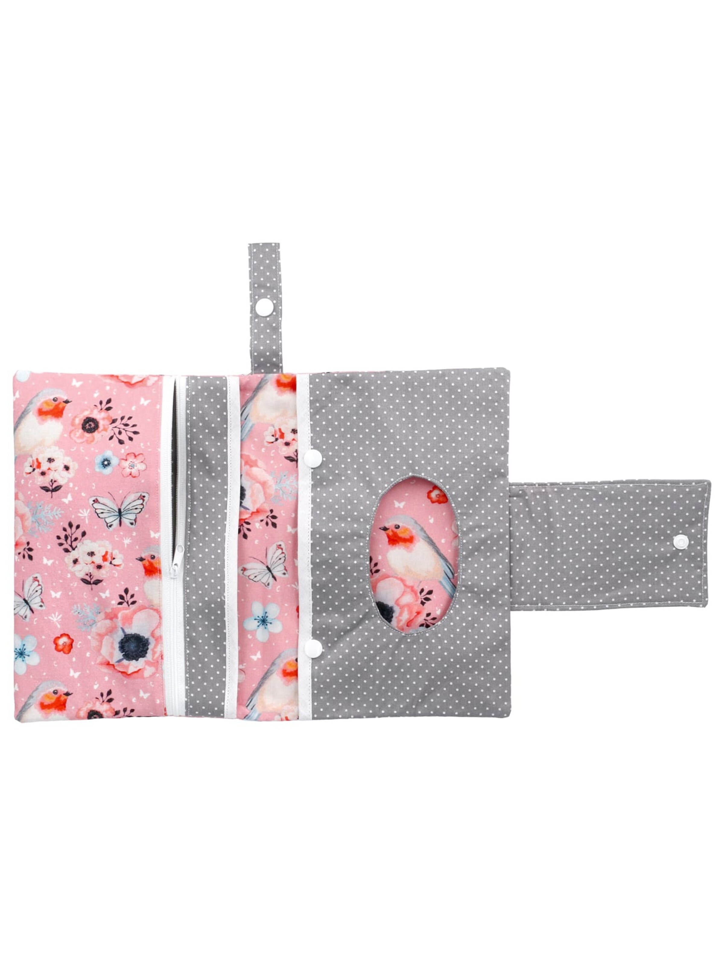 Sac à langer 'Vogel' Land-Juwelen en rose