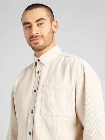 JACK & JONES Regular fit Overhemd 'DIGITAL' in Beige