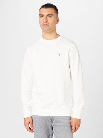 Sweat-shirt GANT en blanc : devant