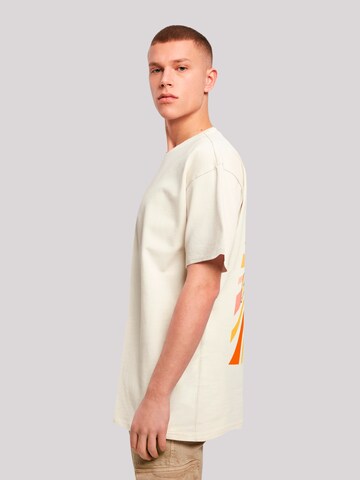 F4NT4STIC Shirt 'Kopf Motiv' in Beige