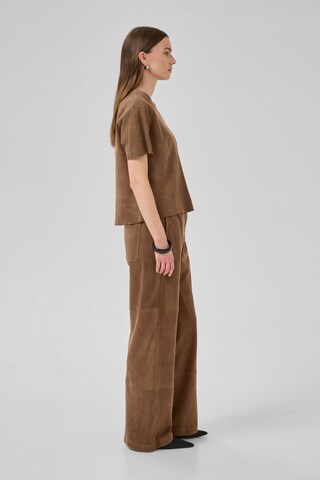 My Essential Wardrobe regular Bukser 'Petra' i brun