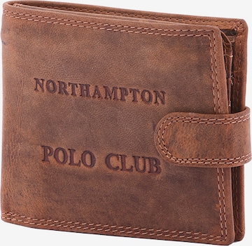 Northampton Polo Club Portemonnaie in Braun: Vorderseite