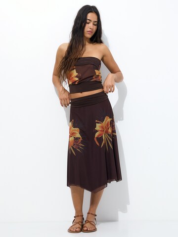 Pull&Bear Skirt in Brown
