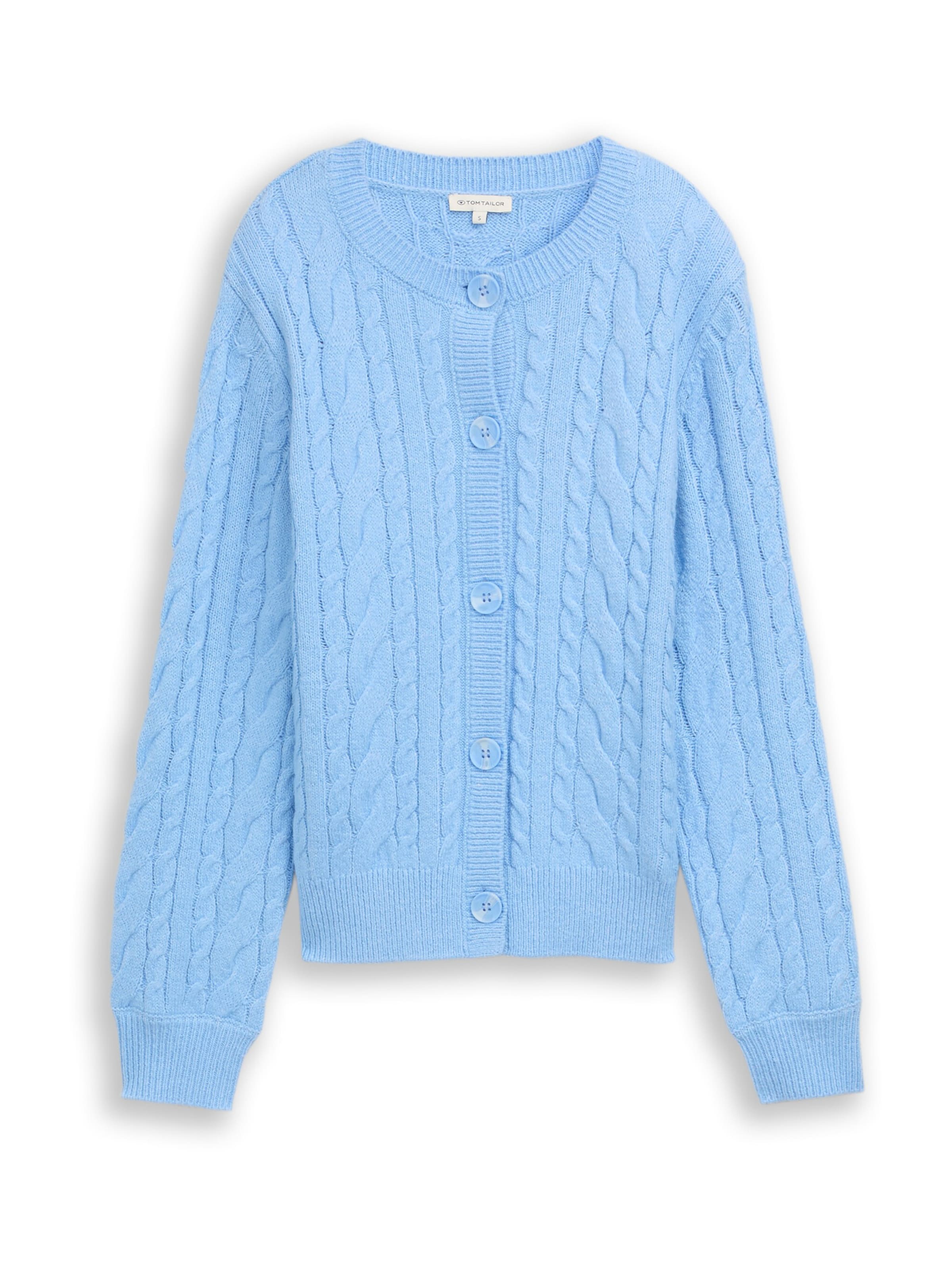 TOM TAILOR Kampsun, värv sinine: eest vaates