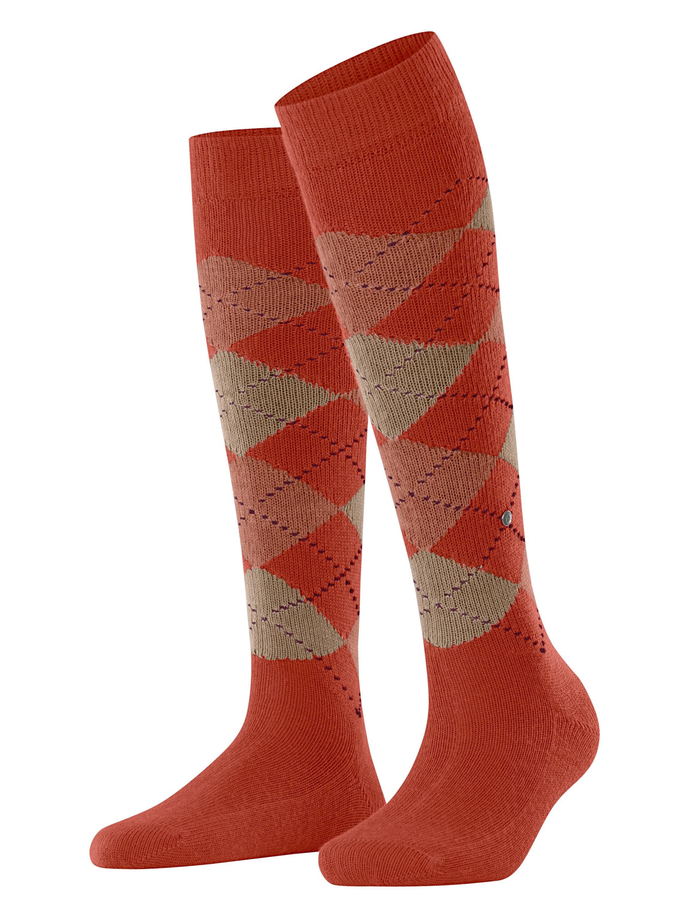BURLINGTON Overknee Strümpfe 'Whitby'‌‌‌‌‌‌‌‌ in Pink: Vorderseite
