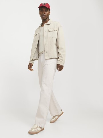 JACK & JONES Boot cut Jeans 'TOBY COOPER' in White