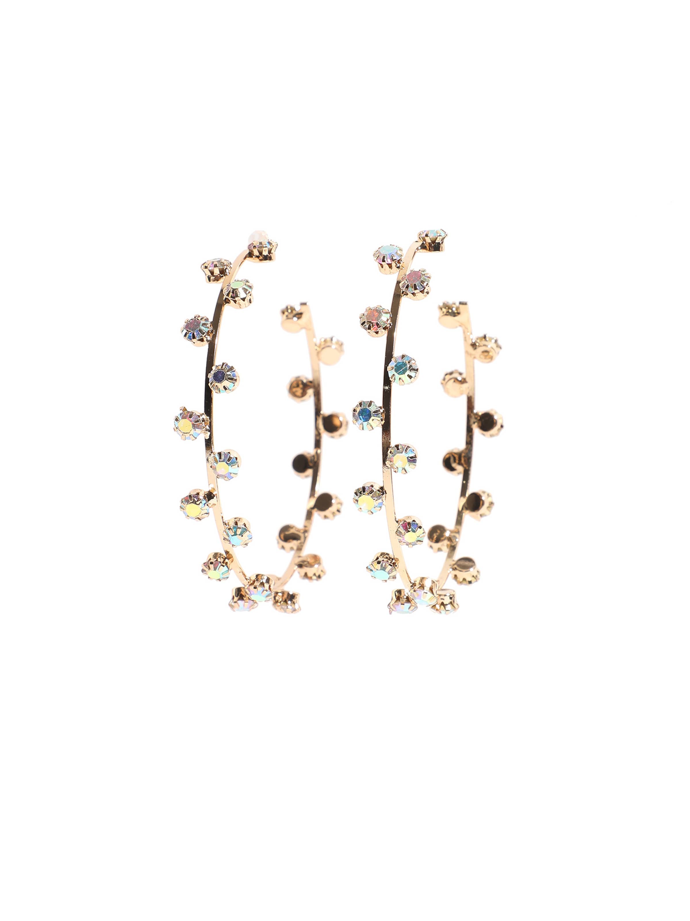 zelts SOHI Auskari: no priekšpuses