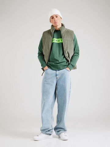 Sweat-shirt 'ESSENTIAL' Hackett London en vert