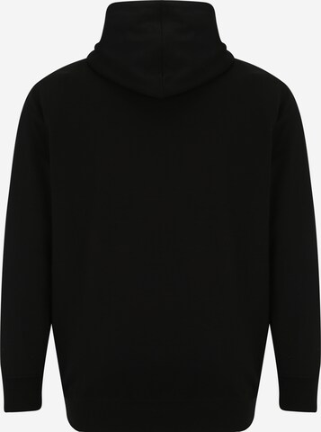 Jack & Jones Plus - Sudadera con cremallera 'Air' en negro