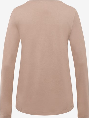 Hanro Longsleeve ' Sleep & Lounge ' in Beige