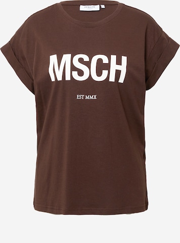MSCH COPENHAGEN T-Shirt 'Alva' in Braun: predná strana