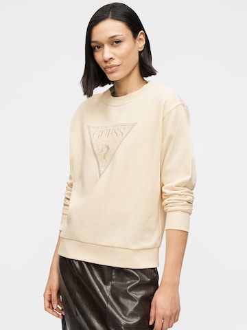 GUESS Sweatshirt in Beige