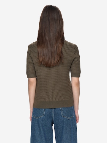 Pulover 'NUALETTE POLO' de la NÜMPH pe verde