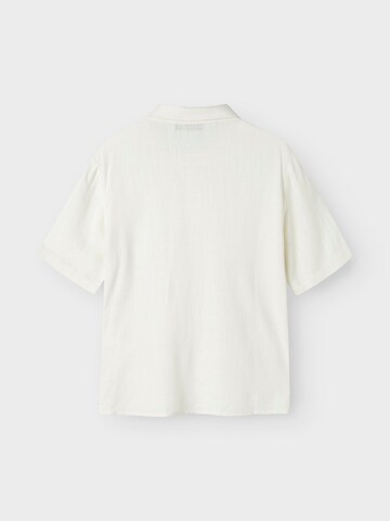 NAME IT Regular Fit Skjorte i hvid